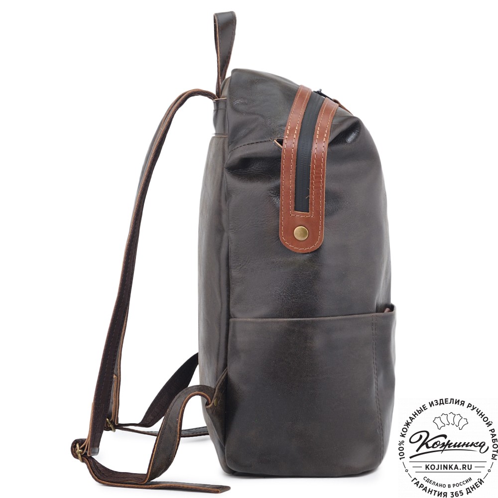 Кожаный рюкзак "Аргентум"  (коричневая наппа)