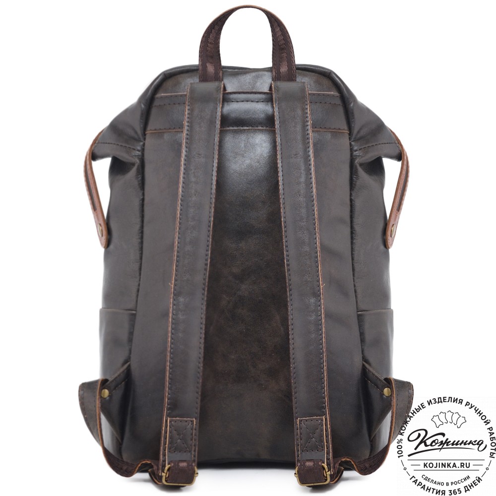 Кожаный рюкзак "Аргентум"  (коричневая наппа)