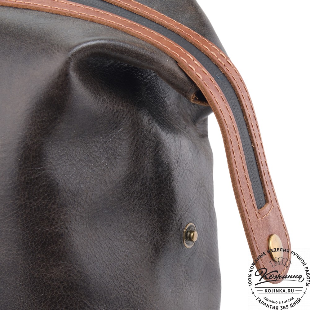 Кожаный рюкзак "Аргентум"  (коричневая наппа)