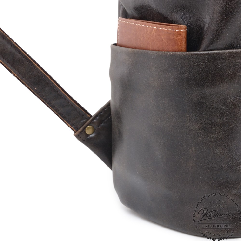 Кожаный рюкзак "Аргентум"  (коричневая наппа)