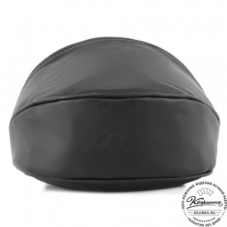 Женская кожаная сумка "Либерти" (черная)