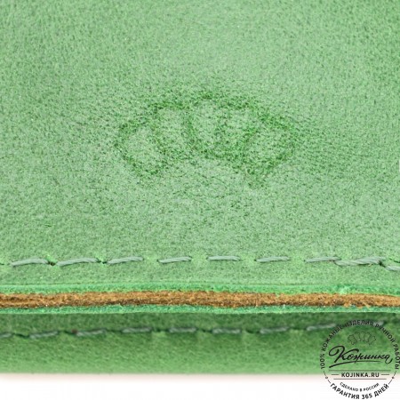 Кожаный футляр для очков "Марокко" (зеленый)