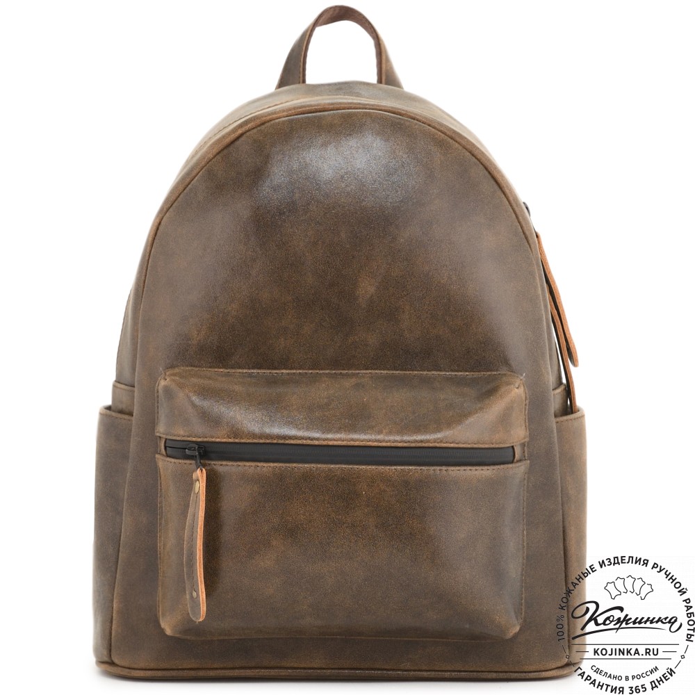 Кожаный рюкзак "Старк" (коричневая наппа)