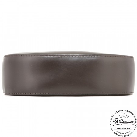 Женская кожаная сумка "Кантри" (темно-коричневый)