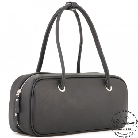 Женская кожаная сумка "Тамань" (черный)