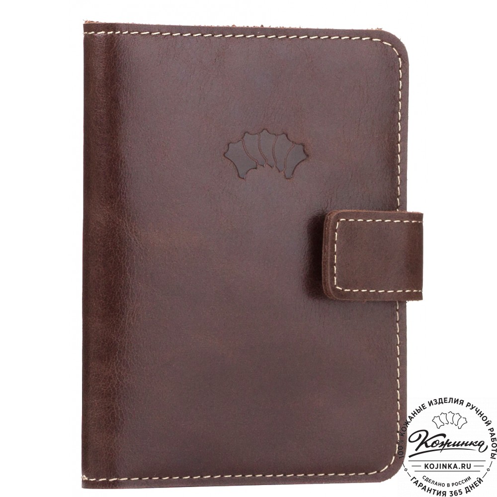 Кожаный бумажник водителя Бостон (коричневый)