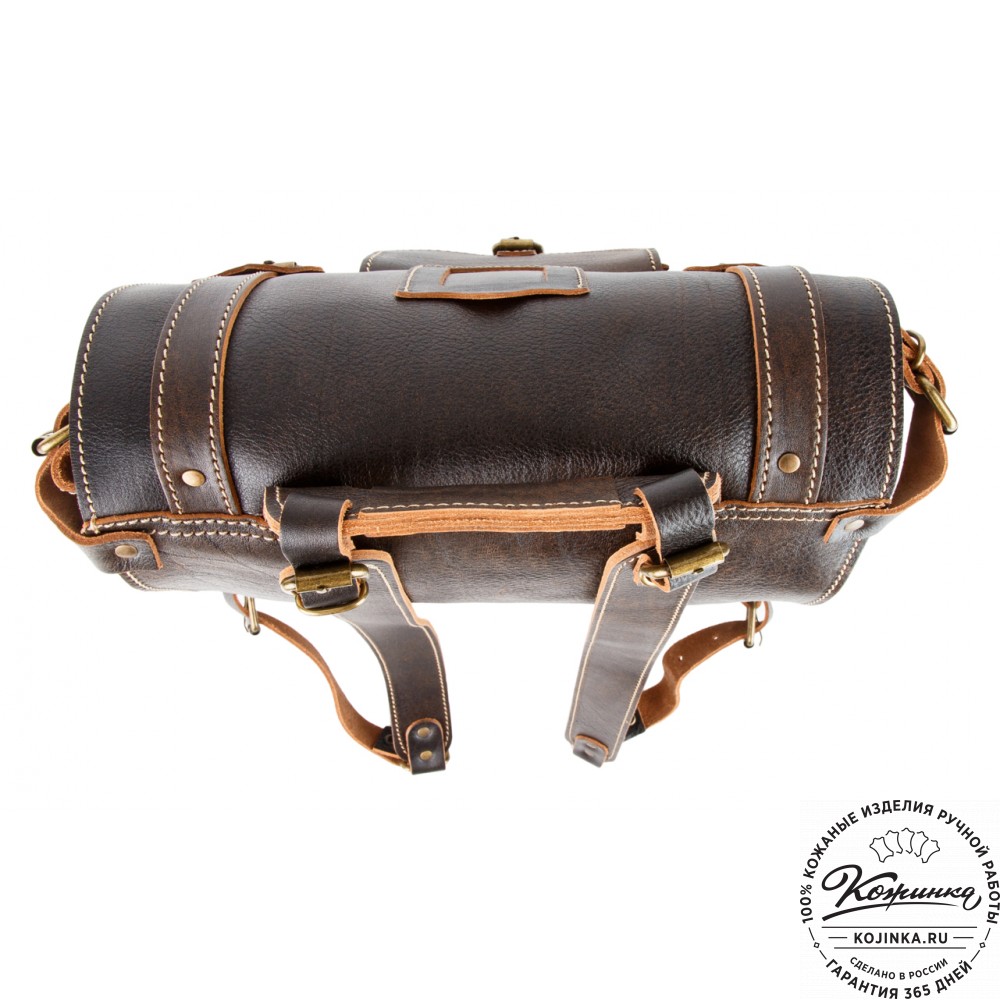 Кожаный ранец "Максимус 3" (коричневый эксклюзив)
