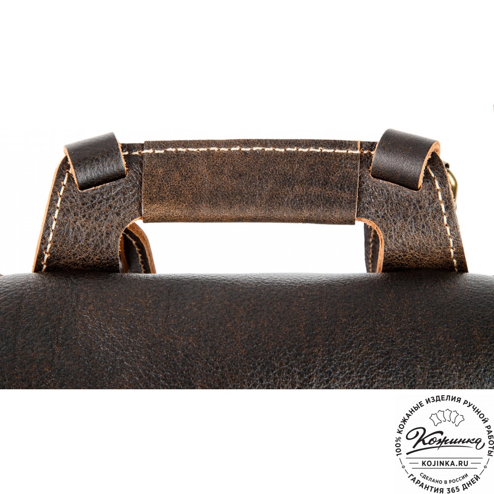 Кожаный ранец "Максимус 3" (коричневый эксклюзив)