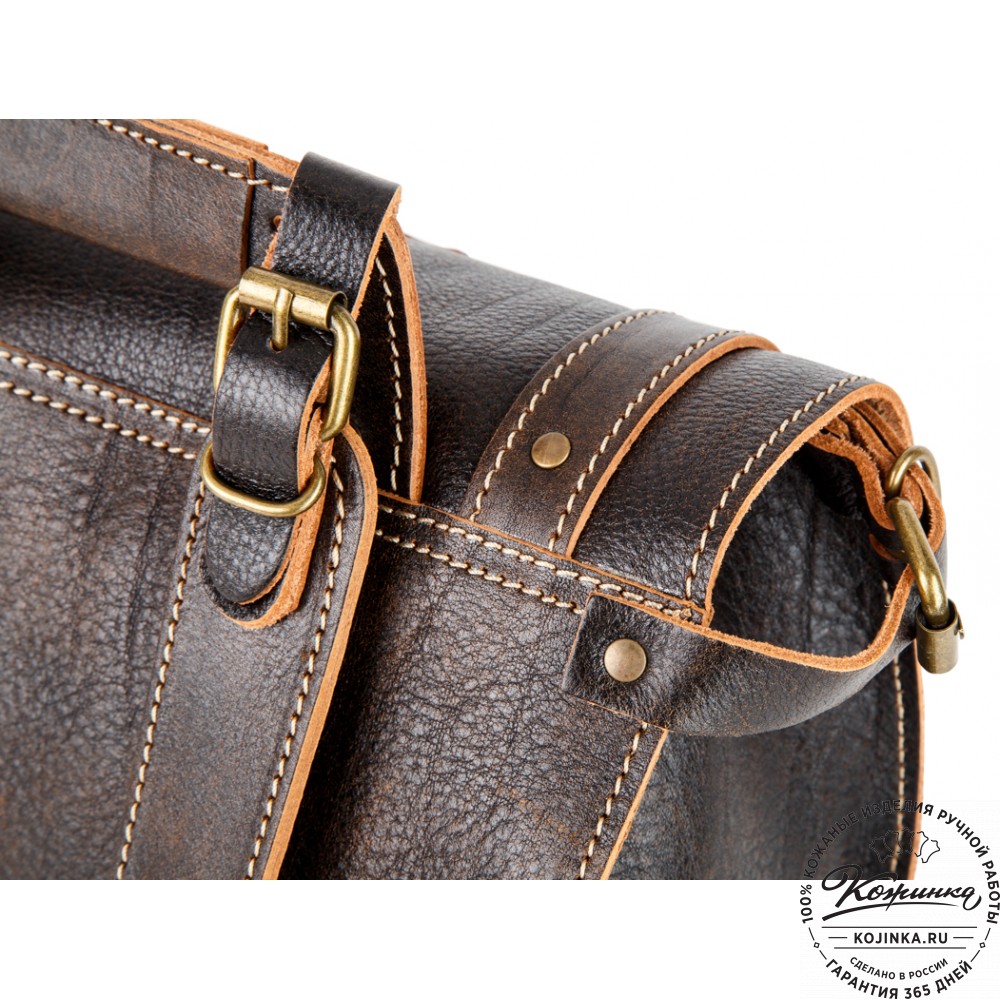 Кожаный ранец "Максимус 3" (коричневый эксклюзив)