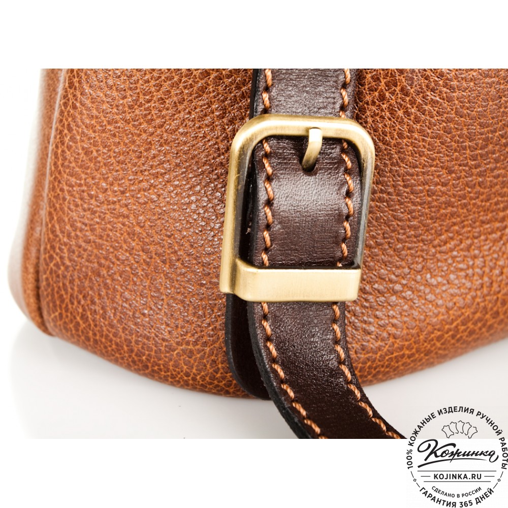 Женский кожаный рюкзак "Жоли" (коричневый)