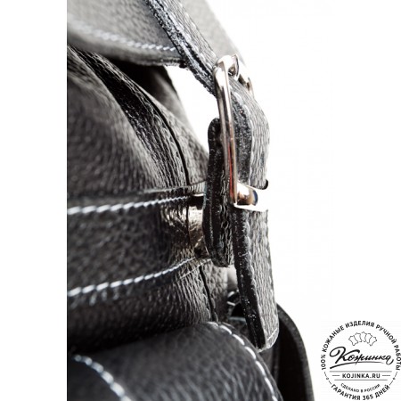 Кожаный рюкзак "Классика" (чёрный)