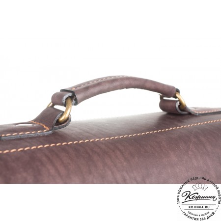 Кожаный портфель "Вояджер" (коричневый)