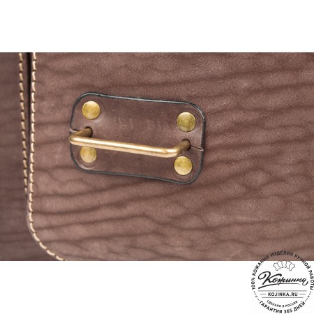 Кожаный портфель "Француз" (коричневый)